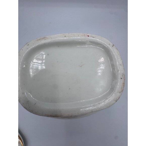 Antique Old Paris Porcelain Vegetable Tureen – Hand Painted Gold Gilt & Pink - Picture 11 of 14